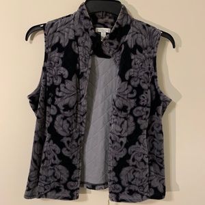 Charter Club Velour Vest, size: Medium